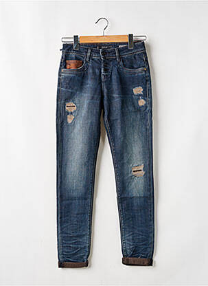 Jeans boyfriend stretch taille normale bleu SALSA femme