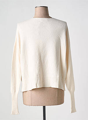 Gilet manches longues stretch beige PAKO LITTO femme