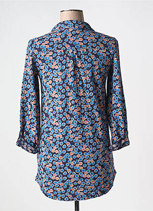 Tunique manches longues fermeture boutonnée sur le devant bleu WHITE STUFF femme