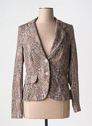 Blazer fausses poches marron PAKO LITTO femme