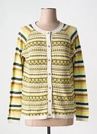 Gilet manches longues stretch jaune WHITE STUFF femme