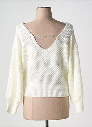 Pull col bateau manches longues beige LILI SIDONIO femme