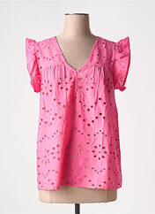 Blouse rose MOLLY BRACKEN pour femme seconde vue