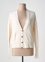 Gilet manches longues beige PAKO LITTO pour femme seconde vue