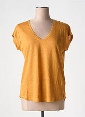 T-shirt jaune LA FEE MARABOUTEE pour femme seconde vue