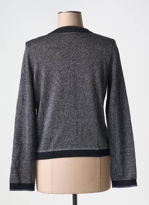 Gilet manches longues resserrée sur le bas noir WHITE STUFF femme