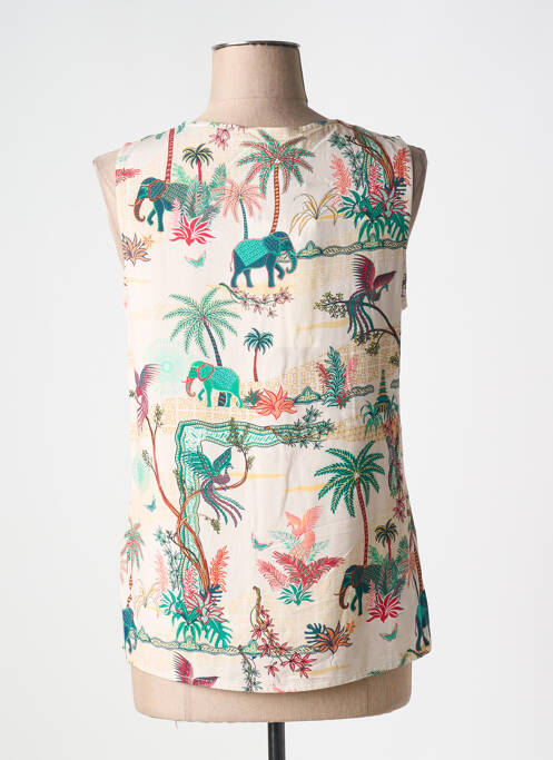 Blouse beige LA FEE MARABOUTEE pour femme