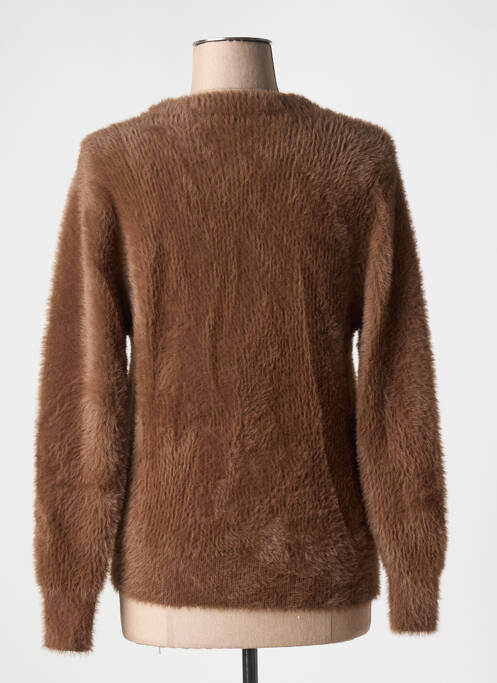 Gilet manches longues marron MOLLY BRACKEN pour femme