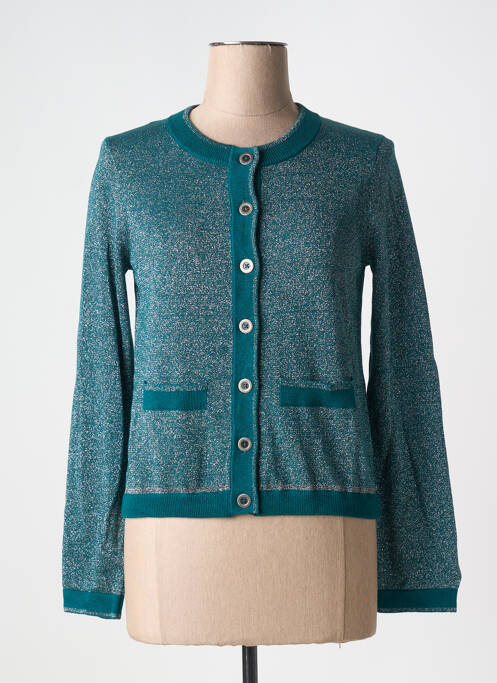 Gilet manches longues vert WHITE STUFF pour femme