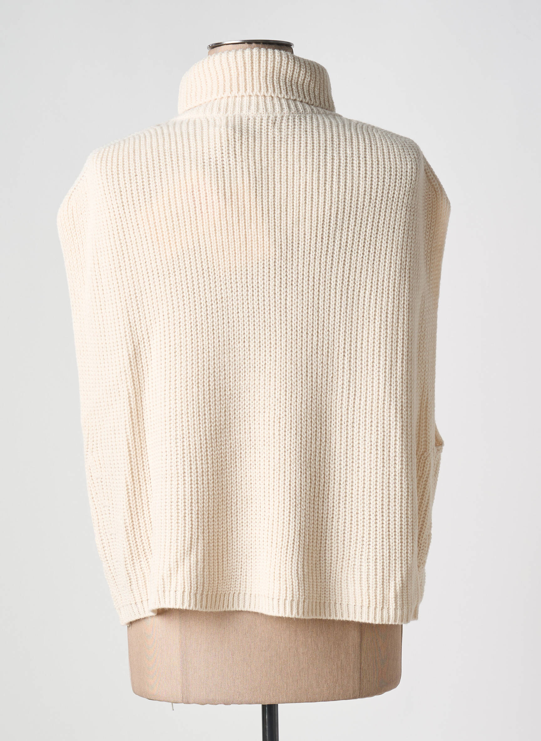 Pull Col Roulé Stretch Beige La Fee Maraboutee Femme 2653661