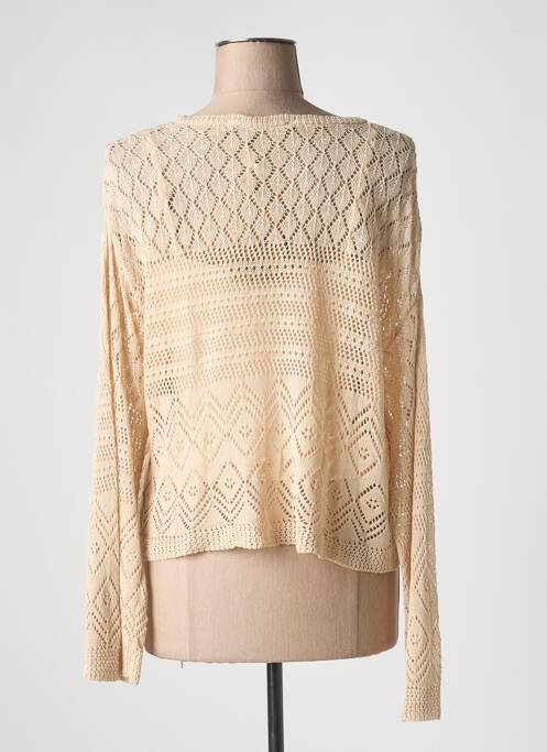 Pull beige LA FEE MARABOUTEE pour femme