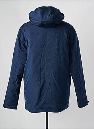 Doudoune poches a capuche bleu MARINE DE SAVOIE homme