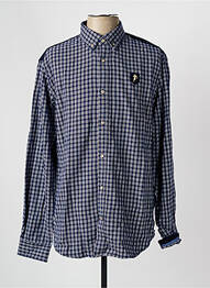 Chemise manches longues coupe cintrée bleu RUCKFIELD homme