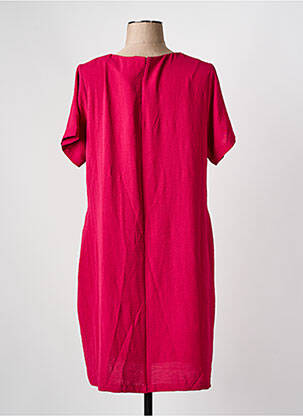 Robe courte coupe fluide manches courtes rouge MOLLY BRACKEN femme