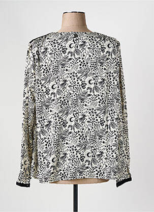 Blouse imprimé fantaisie manches longues noir LOLA ESPELETA femme