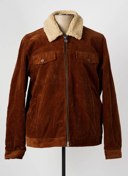 Blouson marron SERGE BLANCO pour homme