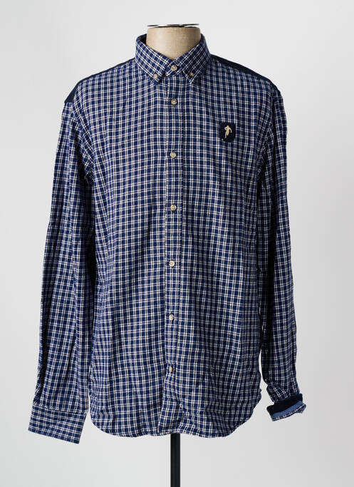 Chemise manches longues bleu RUCKFIELD pour homme