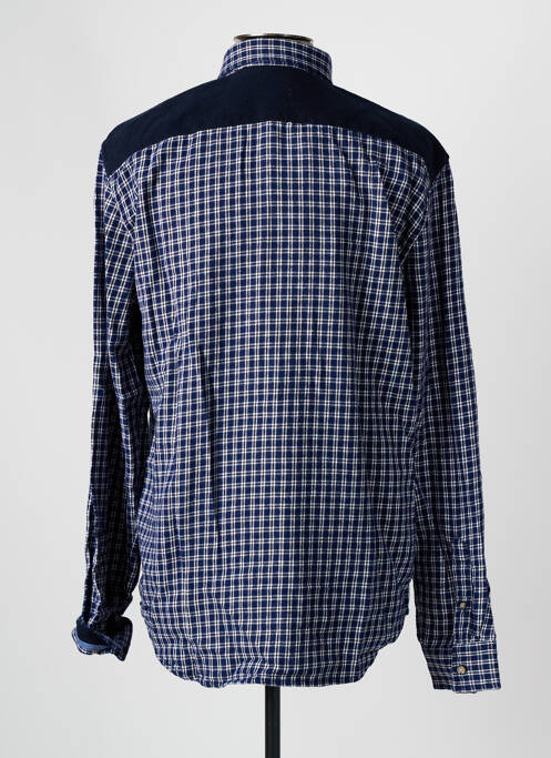 Chemise manches longues bleu RUCKFIELD pour homme