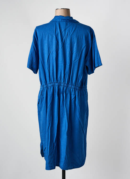 Robe mi-longue bleu PAKO LITTO pour femme