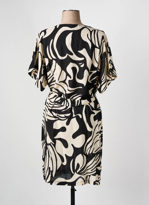 Robe mi-longue noir LA FEE MARABOUTEE pour femme