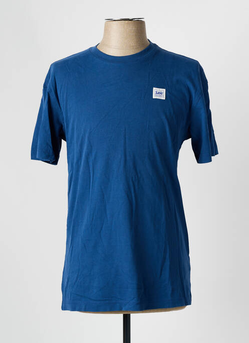 T-shirt bleu LEE pour homme