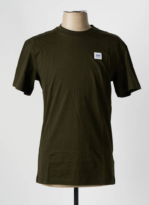 T-shirt vert LEE pour homme