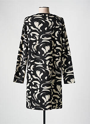 Robe courte manches longues manches longues noir LA FEE MARABOUTEE femme