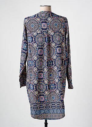 Robe courte manches longues manches longues bleu MOLLY BRACKEN femme