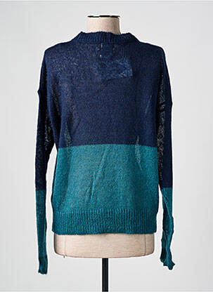Pull stretch manches longues bleu INDI & COLD femme