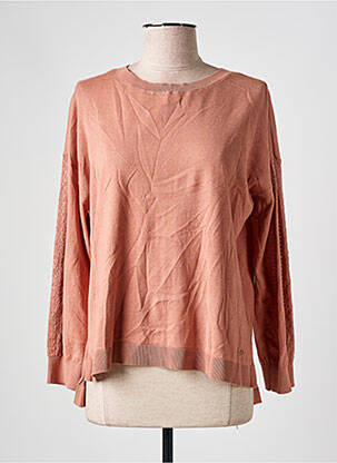 Pull coupe cintrée manches longues rose INDI & COLD femme