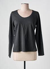 T-shirt gris HAPPY pour femme seconde vue