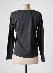 T-shirt gris HAPPY pour femme seconde vue