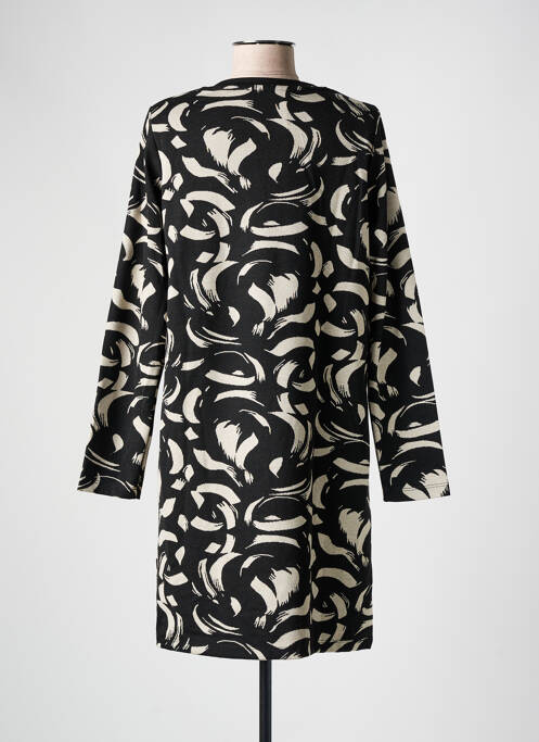 Robe courte manches longues manches longues noir LA FEE MARABOUTEE femme