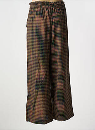 Pantalon large poches taille normale marron INDI & COLD femme