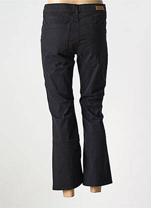 Pantalon 7/8 tissage popeline taille normale noir HAPPY homme