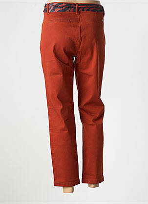 Pantalon 7/8 stretch taille normale orange FREEMAN T.PORTER femme