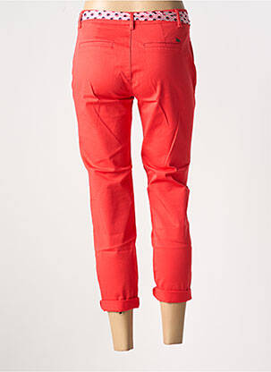 Pantalon 7/8 stretch taille normale rouge FREEMAN T.PORTER femme