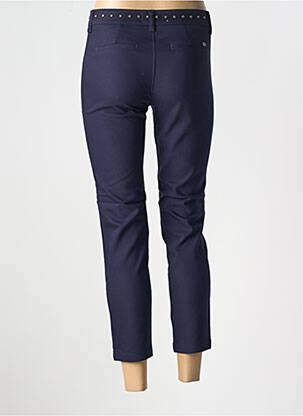 Pantalon 7/8 stretch taille normale bleu FREEMAN T.PORTER femme