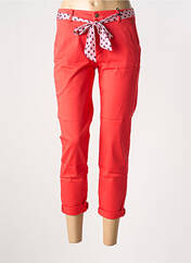 Pantalon 7/8 rouge FREEMAN T.PORTER pour femme seconde vue