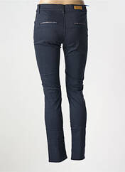 Pantalon chino bleu fonce HAPPY pour femme seconde vue