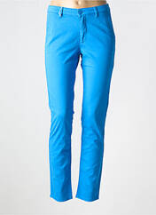 Pantalon chino bleu HAPPY pour femme seconde vue