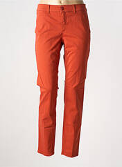 Pantalon chino orange HAPPY pour femme seconde vue