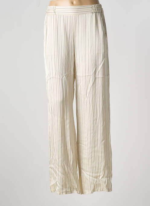 Pantalon droit beige PAKO LITTO pour femme