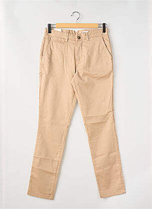 Pantalon chino stretch taille normale beige HERO SEVEN homme