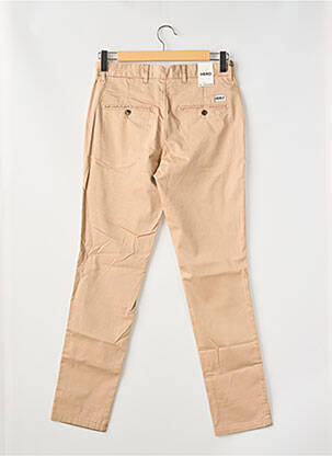 Pantalon chino stretch taille normale beige HERO SEVEN homme