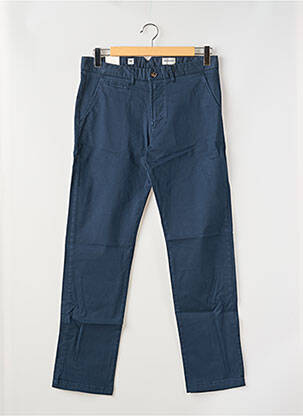 Pantalon chino stretch taille normale bleu HERO SEVEN homme