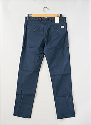 Pantalon chino stretch taille normale bleu HERO SEVEN homme