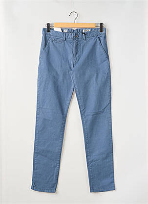 Pantalon chino stretch taille normale bleu HERO SEVEN homme