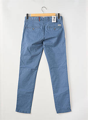 Pantalon chino stretch taille normale bleu HERO SEVEN homme