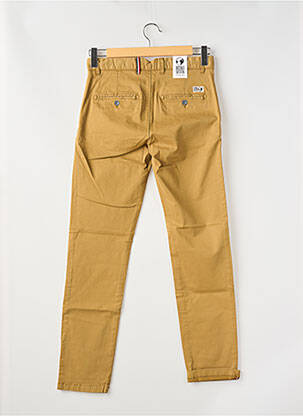 Pantalon chino stretch taille normale marron HERO SEVEN homme